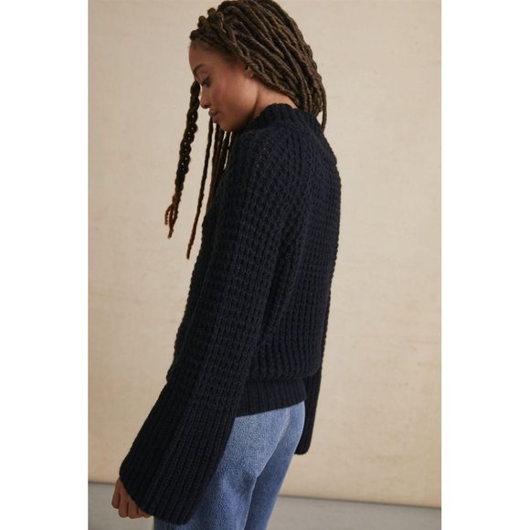 ANTHROPOLOGIE Maeve Dionne Bell-Sleeved Sweater - Picture 3 of 6